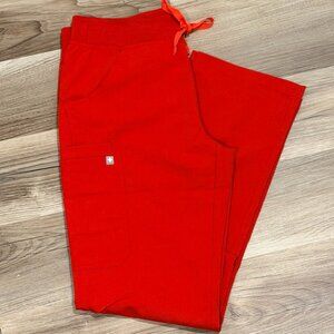 Figs Scrub Pants - Pop Red